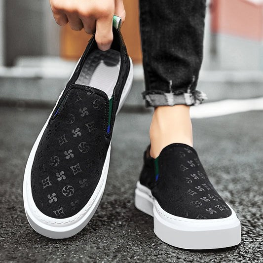 Printing Shoes Comfortable Outdoor Shoes Thick Bottom Slip-On Shoe Trainers Skate