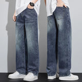 Men's Loose Wide Leg Trendy Versatile Pants Straight