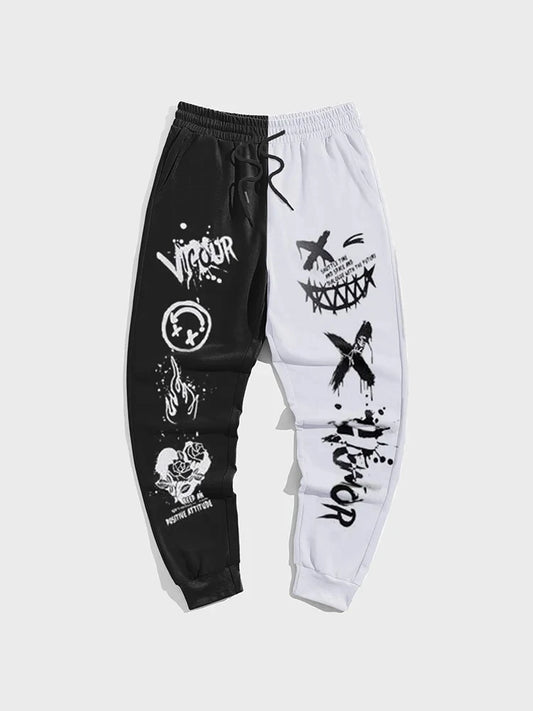 Stylish Hip Hop Sweatpants with Bold 3D Prints