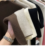 Turtleneck Winter Sweater Women Elegant Thicken