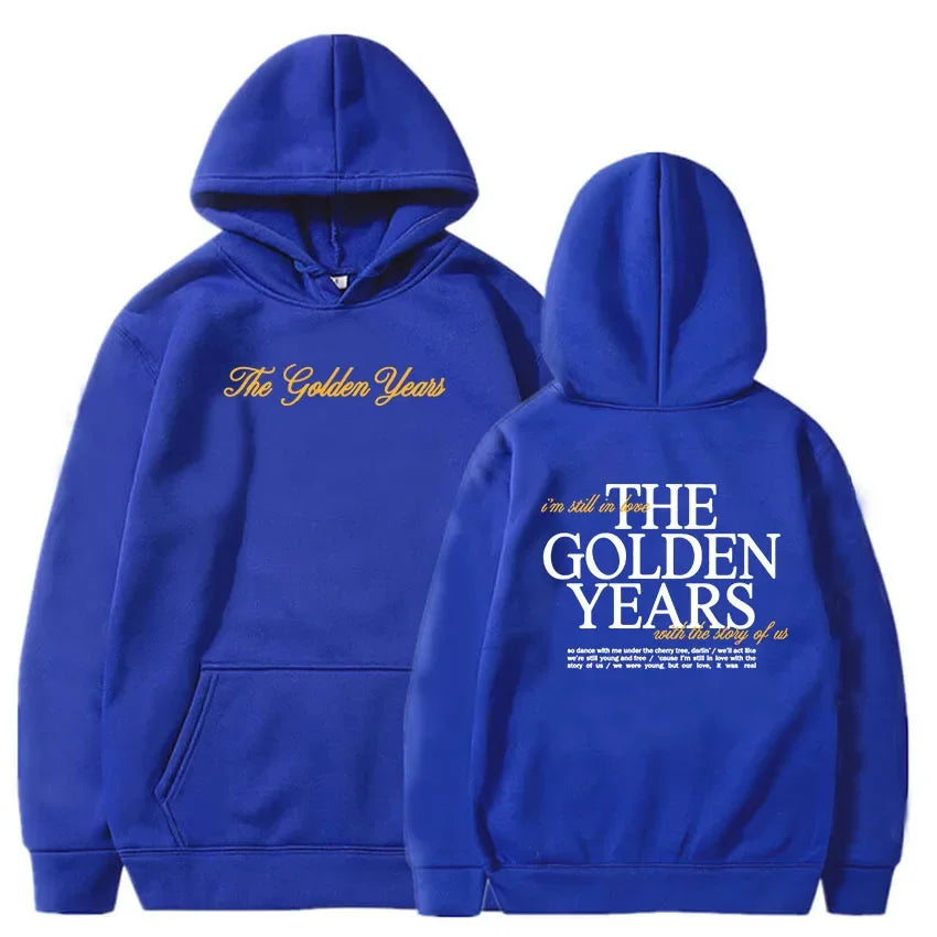 The Golden Years Tour Graphic Letter Print Hoodie