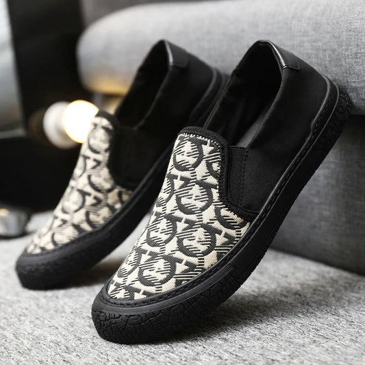 Breathable Trend Loafers Youth Street Cool Slip-on Flats Shoes