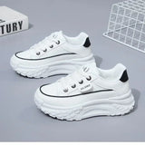 Retro Women Shoes Spring Platform Shoes Casual Sneakers