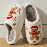 Women Christmas Man Winter Slippers