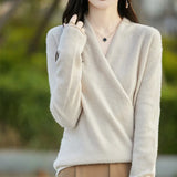 Women's Knitted Sweater Wool Thickened