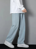 2024 Men's Jeans Loose Straight Wide Leg Casual