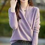 Women's Knitted Sweater Wool Thickened