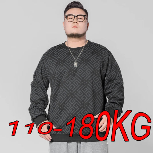 Men Long Sleeve Oversized T Shirt Streetwear Sweatshirts