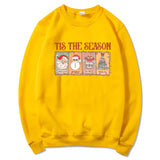 Retro Tis The Season Sweatshirt Tarot Vintage Santa Claus Aesthetic