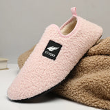 Winter Slip on Lightweight Slippers Women Plush