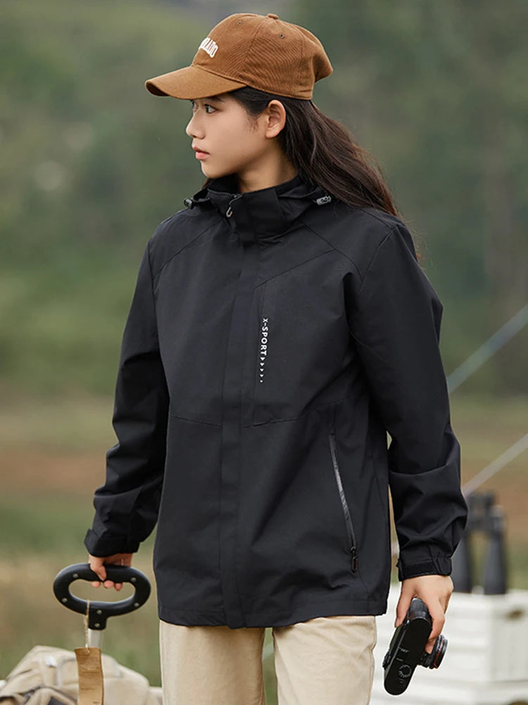 Spring Autumn Casual Jacket Men/Women Outdoor Waterproof and Windproof