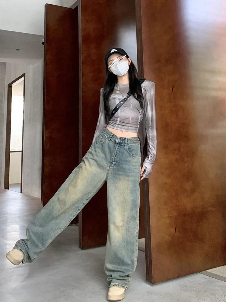 Stay Comfortable and Fashionable With Y2k Wide Leg Jeans