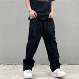 2024 Letters Loose Jeans Retro Street Hip Hop Y2K