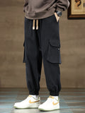 Streetwear Washed Casual Baggy Pants Loose Trousers Male